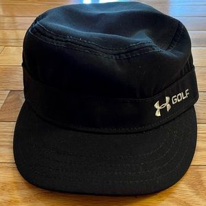 UNDER ARMOUR Black Military Cap HEATGEAR GOLF HAT